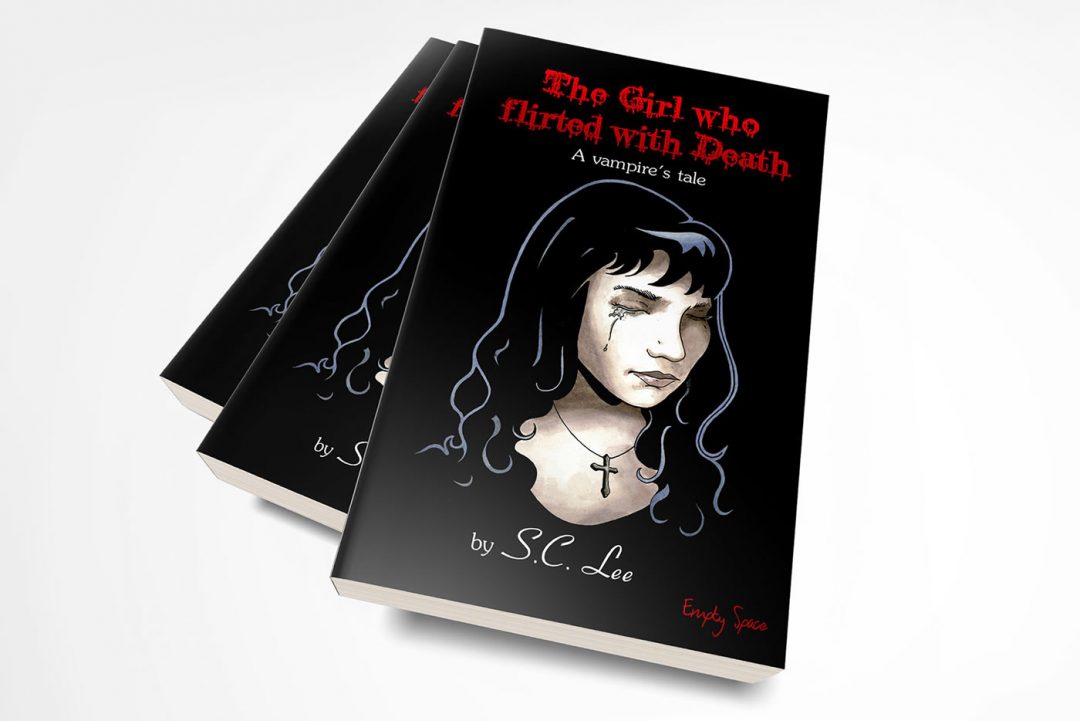 The Girl Who Flirted With Death Cover Illustration