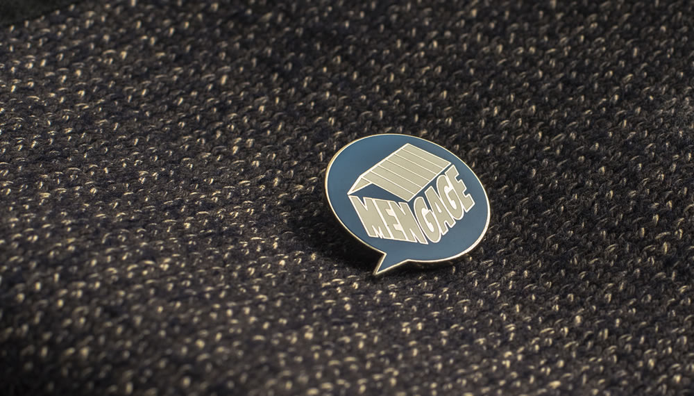 Mengage Metal Pin Badge
