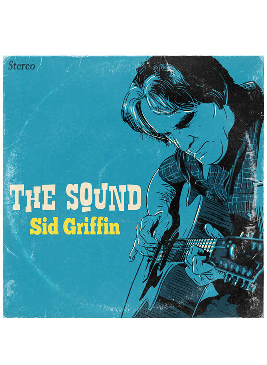 Sid Griffin single cover design and illustration